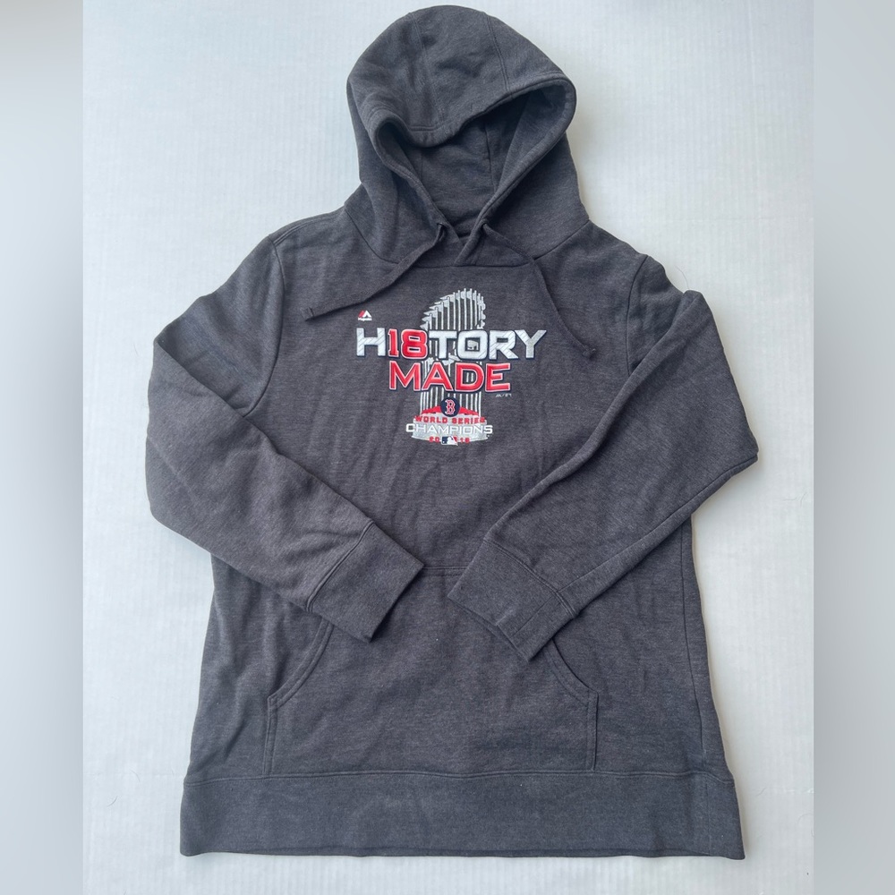 2018 World Series Red Sox Campion Hoodie : Grey : Size XL